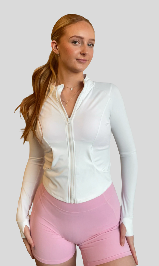 Signature Zip Jacket - Cloud