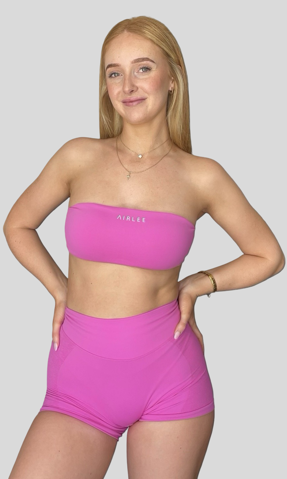 Vibrance Bandeau - Flamingo Pink
