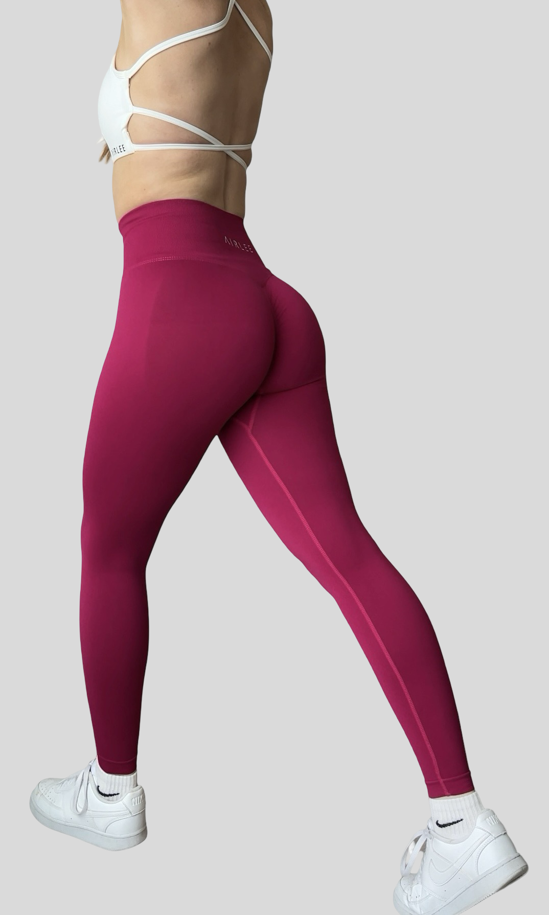 Signature Scrunch Leggings - Raspberry