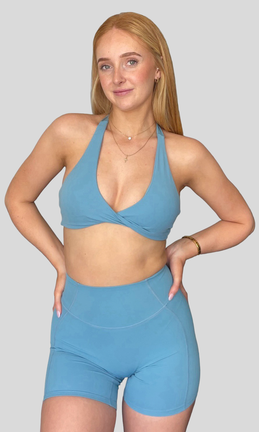 Butter Halter Twist - Blueberry Sorbet