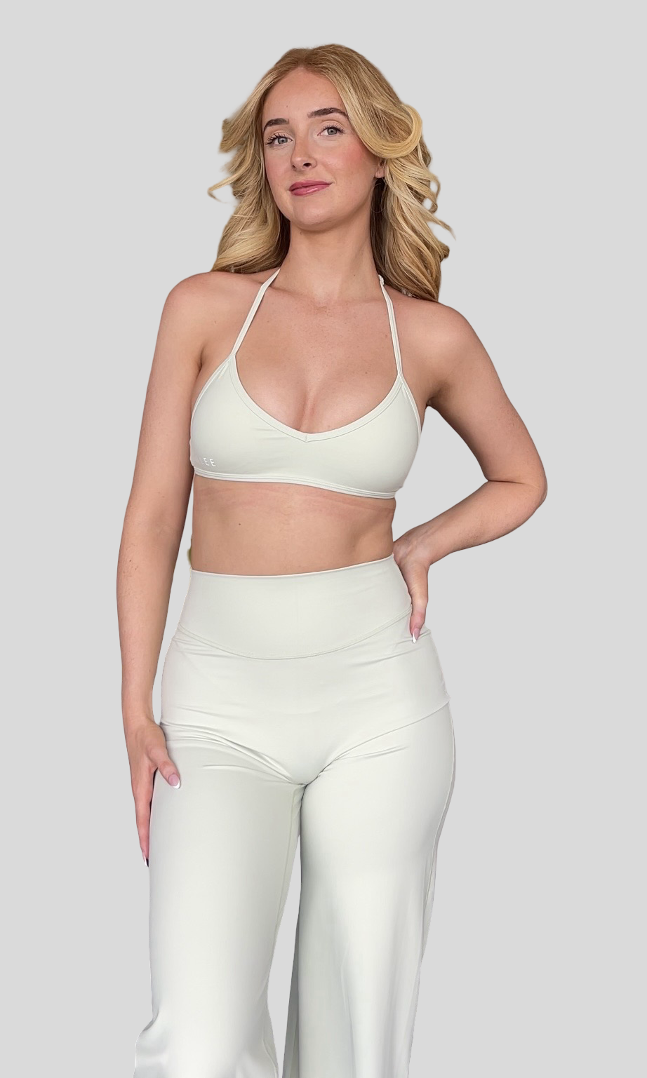 Motion Halter Crop - Matcha