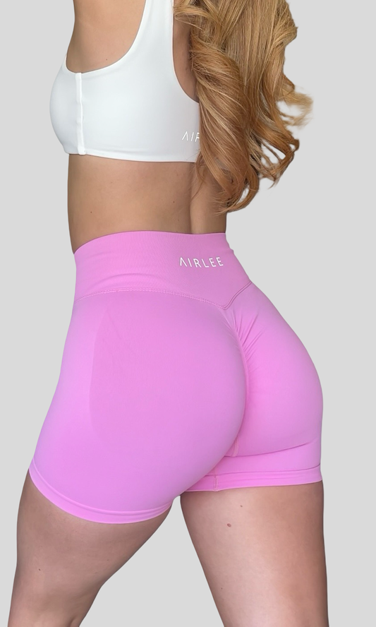 Signature Scrunch Shorts - Pandora Pink