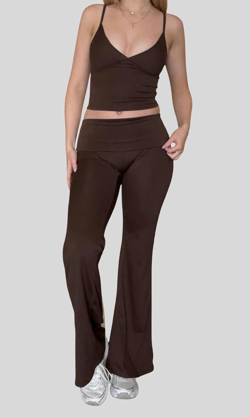 Noosa Flare Pants - Espresso