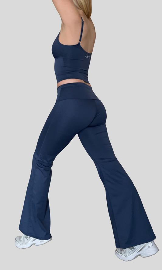 Noosa Flare Pants - Midnight Navy