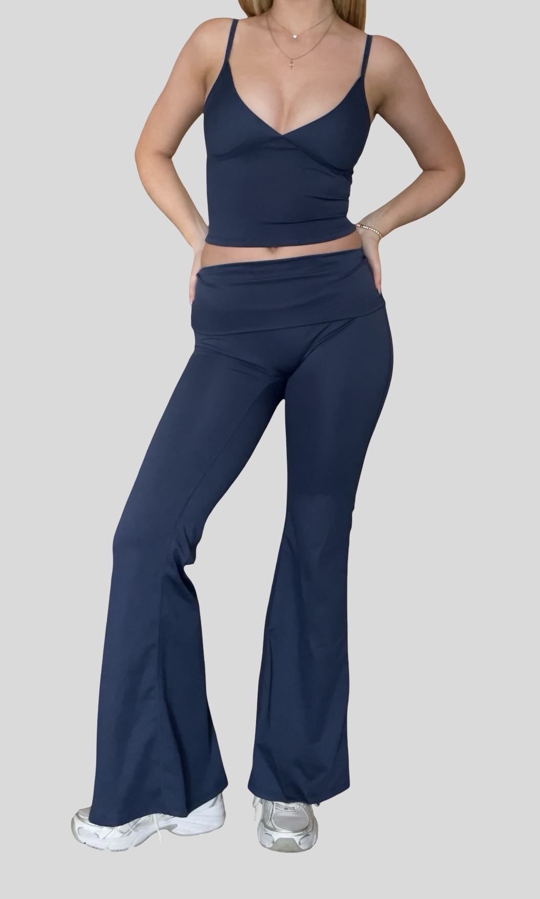 Noosa Flare Pants - Midnight Navy